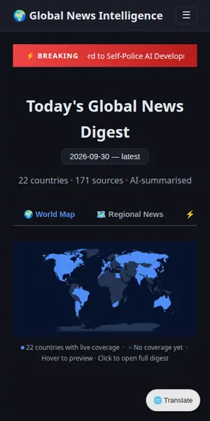 Global News Agent mobile preview